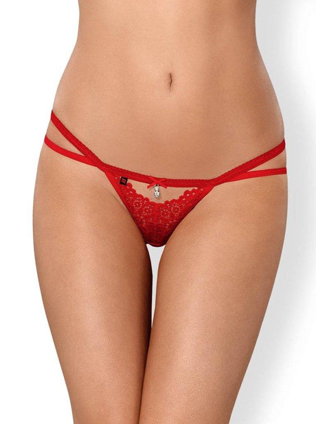Thong 838 Red - Lingerie