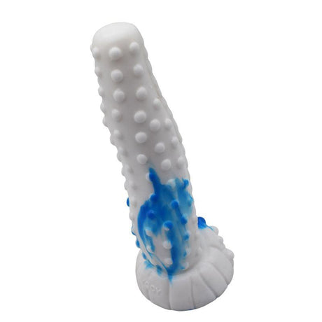 Tiger Dildo Blue/White - Naughty by Nature Adult Store