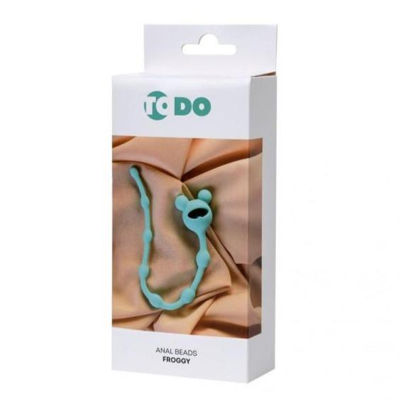 ToDo Froggy Anal Chain Teal - Naughty by Nature Adult Store