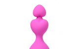 ToDo Sweety Pink Silicone Anal Chain - Graduated Heart Beads 18.5cm - Adult Toys
