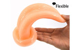 Tongue Shape Anal Plug Flesh - Adult Toys