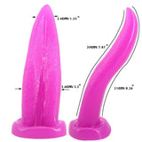 Tongue Shape Anal Plug Purple - Naughty by Nature Adult Store