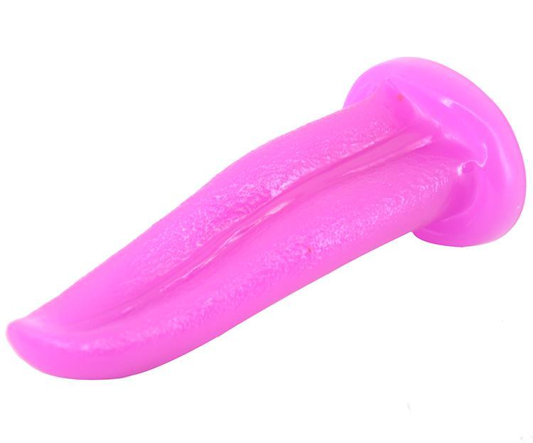 Tongue Shape Anal Plug Purple - Naughty by Nature Adult Store