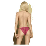 Too Hot To Be Real Panties Wine - Lingerie