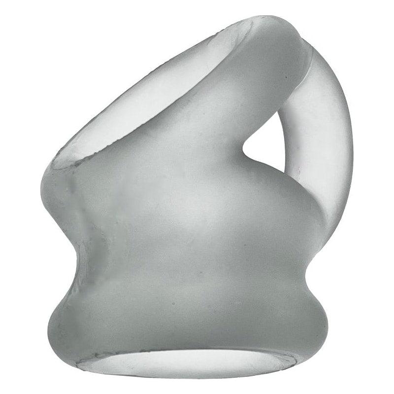 Tri Squeeze Cocksling Ballstretcher Clear Ice - Naughty by Nature Adult Store