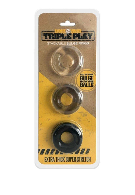 Triple Play Cock Ring - Naughty by Nature Adult Store