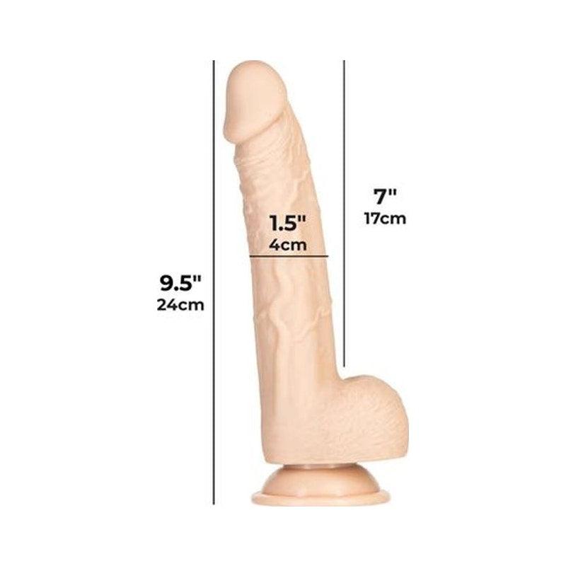 Tristan 9in Dong Beige - Adult Toys