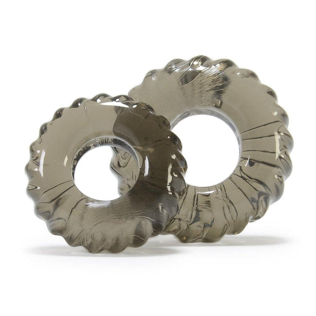Truckt 2 Pc Cockring Set Clear - Adult Toys