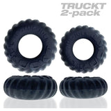 Truckt 2 Pc Cockring Set Night - Adult Toys