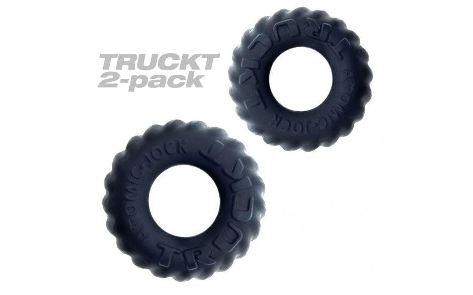 Truckt 2 Pc Cockring Set Night - Adult Toys