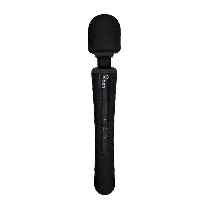 Viben Obsession Rechargeable Wand Massager Black - Adult Toys