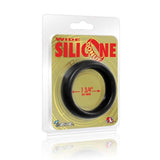 Wide Donut Black Cock Ring 44mm - Naughty by Nature Adult Store