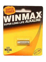 Winmax W23A Alkaline Battery - 12V High Power Replacement - 1 Pack - BATTERIES