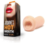 X5 Men Jasmines Hot Mouth Pocket Pussy – Realistic TPE Beige Stroker - Adult Toys