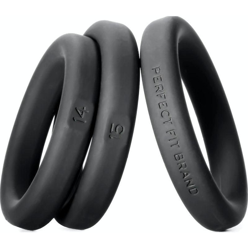 Xact-Fit Silicone Rings Medium 3 Ring Kit - Adult Toys