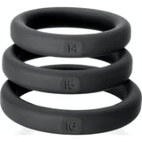 Xact-Fit Silicone Rings Medium 3 Ring Kit - Adult Toys