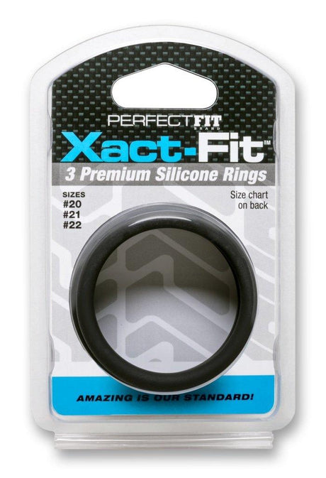 Xact-Fit Silicone Rings X-Large 3 Ring Kit - Naughty by Nature Adult Store