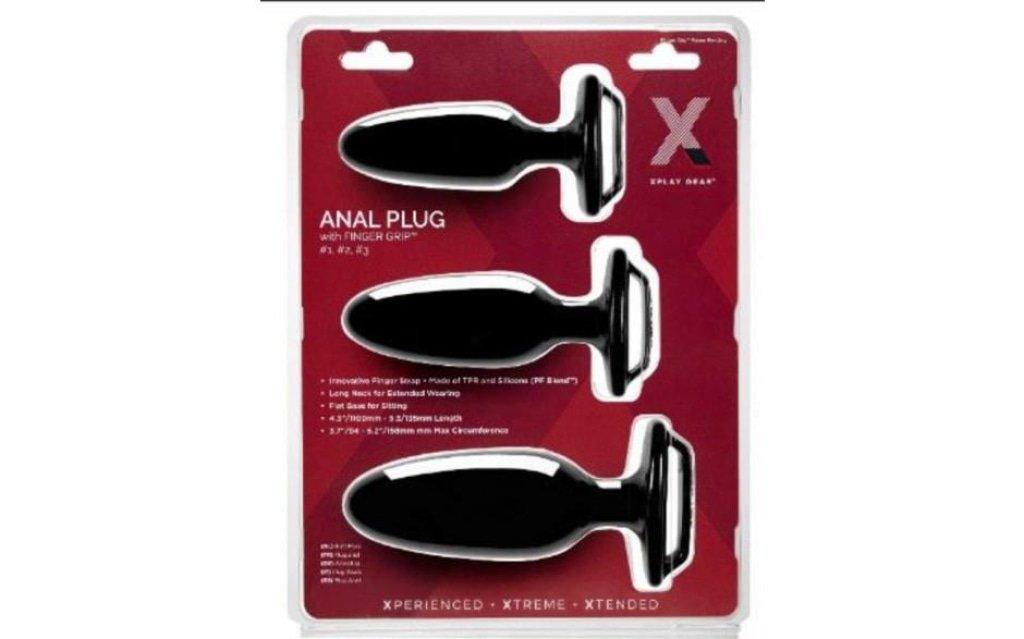 Xplay Finger Grip Plug Starter Kit - Naughty by Nature Adult Store