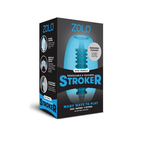 Zolo Mini Bubble Stroker - Blue Mini Stroker - Naughty by Nature Adult Store