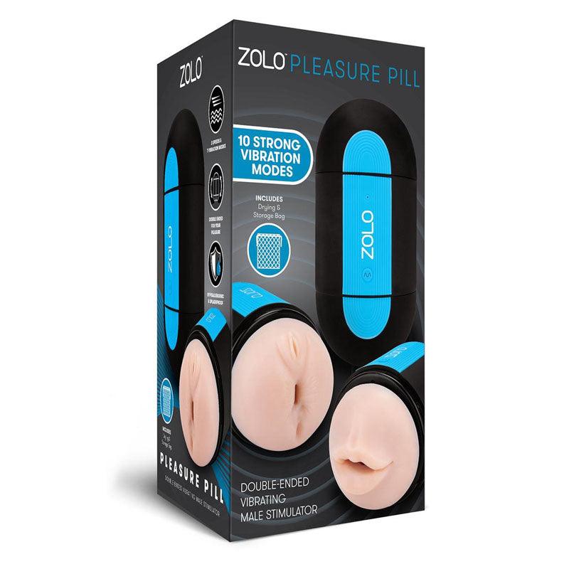 Zolo Pleasure Pill - Double Ended USB Rechargeable Stroker - MASTURBATORS