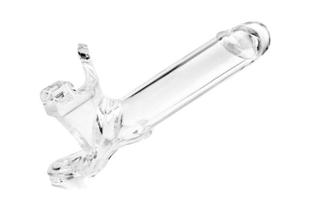 Zoro Knight 6in Hollow Shaft Clear Strap On - Adult Toys